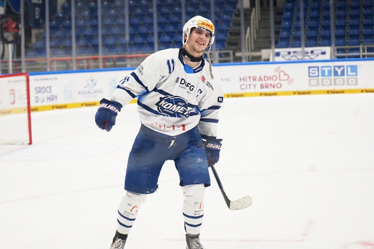 HC Kometa Brno » VIDEO: Kapitán juniorky Roman Otava o své premiéře v A ...